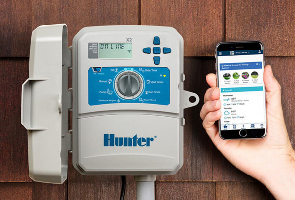 X2-601E Hunter Steuergerät Außenbereich, Hydrawise Software Wifi fähig 6 Stationen Bewässerungscomputer Hunter Typ: X2 601E Wlan fähig